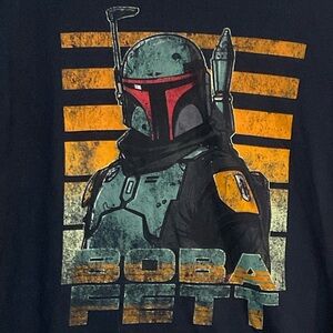 Star Wars officially licensed Bobba-Fett Graphic Tee, / LARGE/ A+